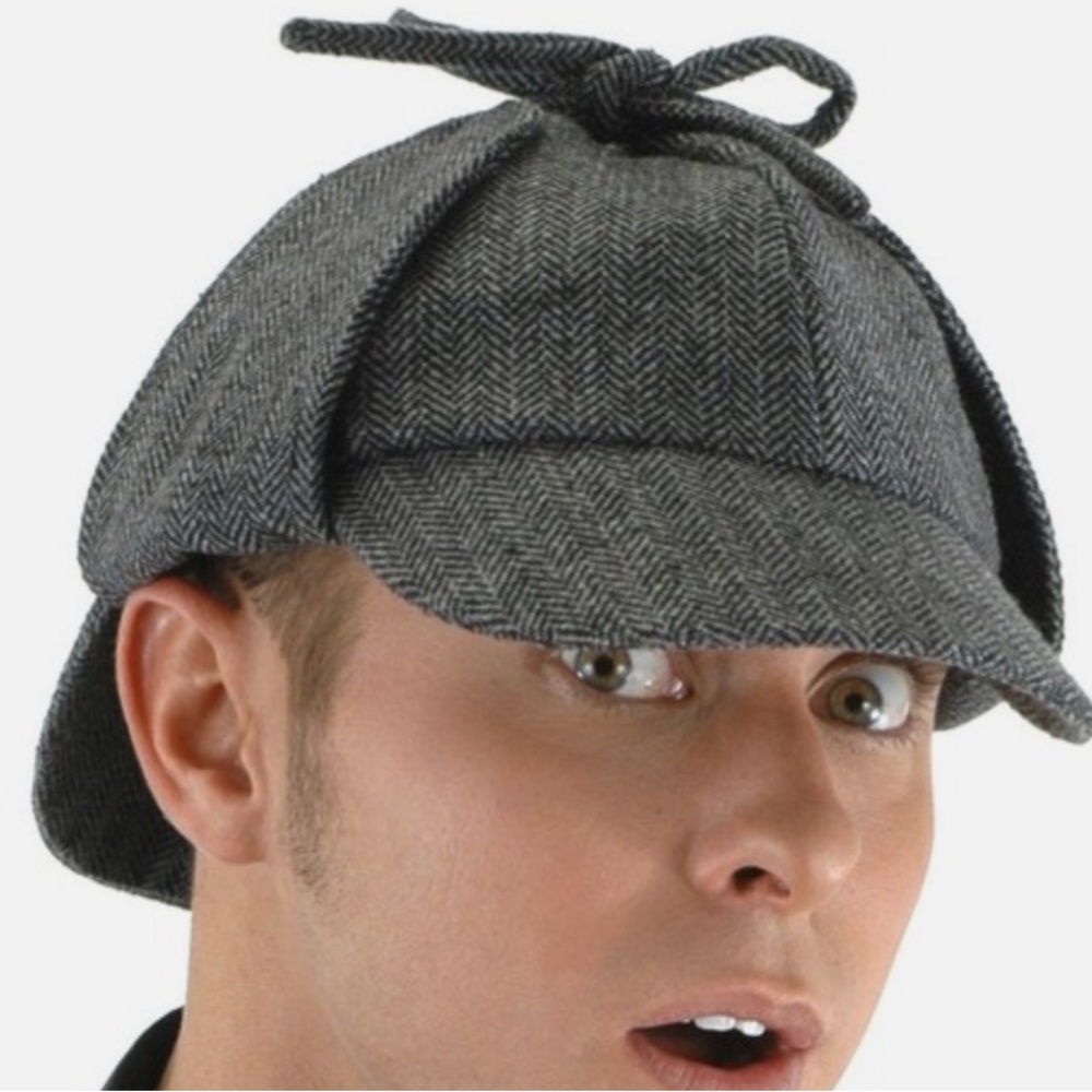 elope Men's Sherlock Holmes Deerstalker Hat